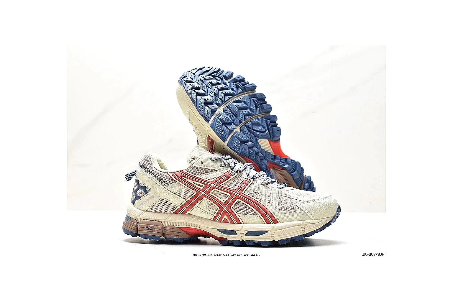 kakoscout.com Asics Gel Runner Cream Red comparison signal card six-photo gallery thumbnail 4