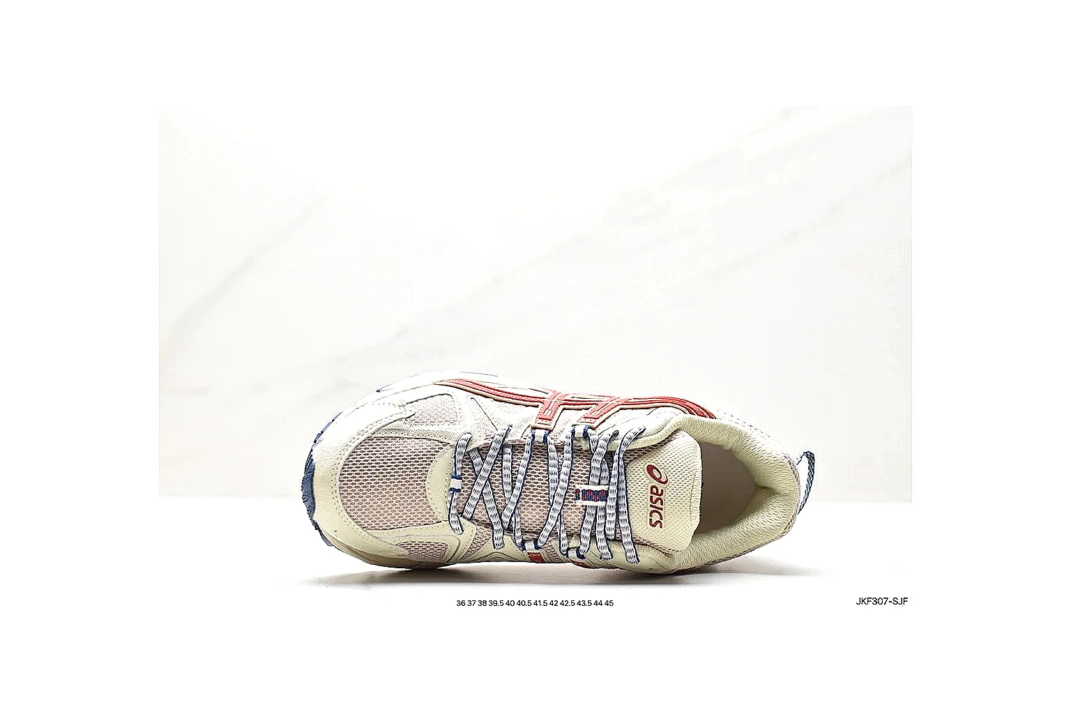 kakoscout.com Asics Gel Runner Cream Red comparison signal card six-photo gallery thumbnail 6