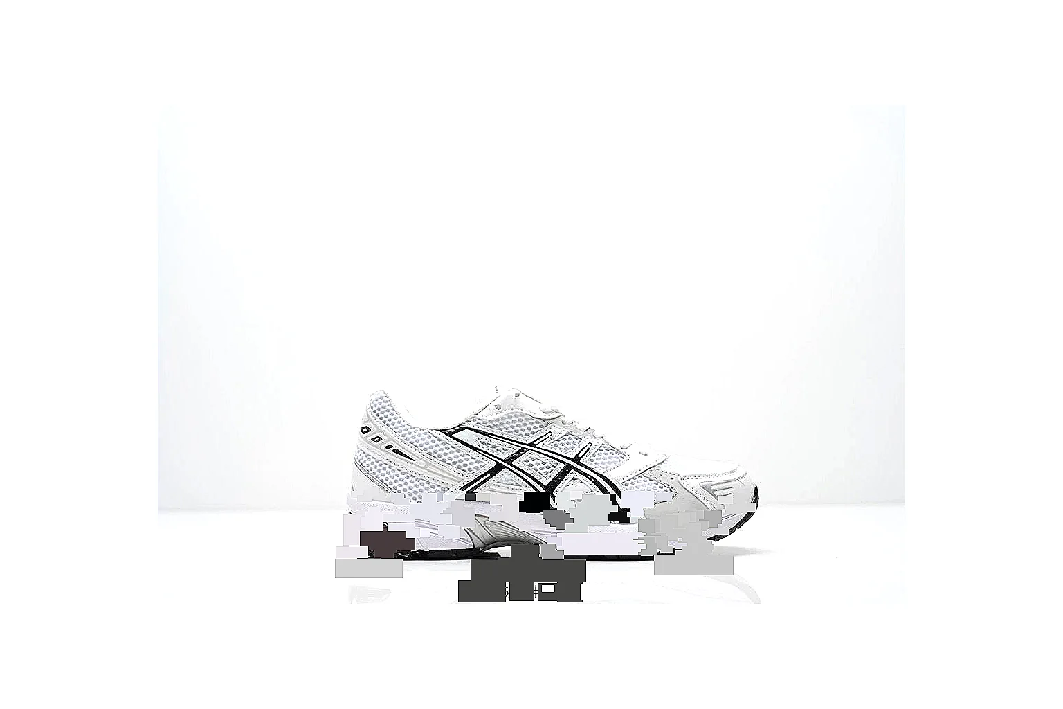 kakoscout.com Asics Gel Runner Silver Black comparison signal card six-photo gallery thumbnail 2
