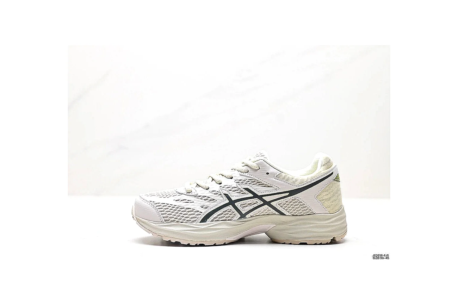 kakoscout.com Asics Gel Runner White Gray comparison signal card six-photo gallery
