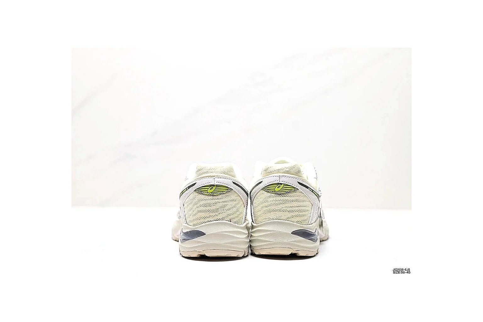 kakoscout.com Asics Gel Runner White Gray comparison signal card six-photo gallery thumbnail 5