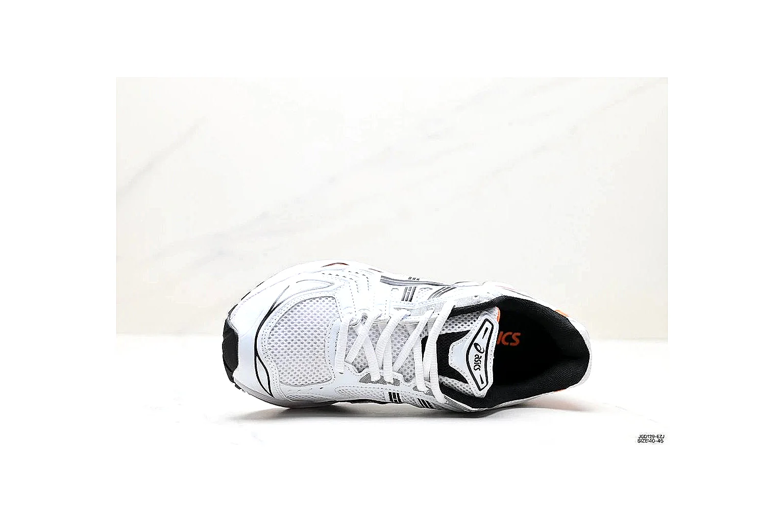 kakoscout.com Asics Gel Runner White Orange comparison signal card six-photo gallery thumbnail 6