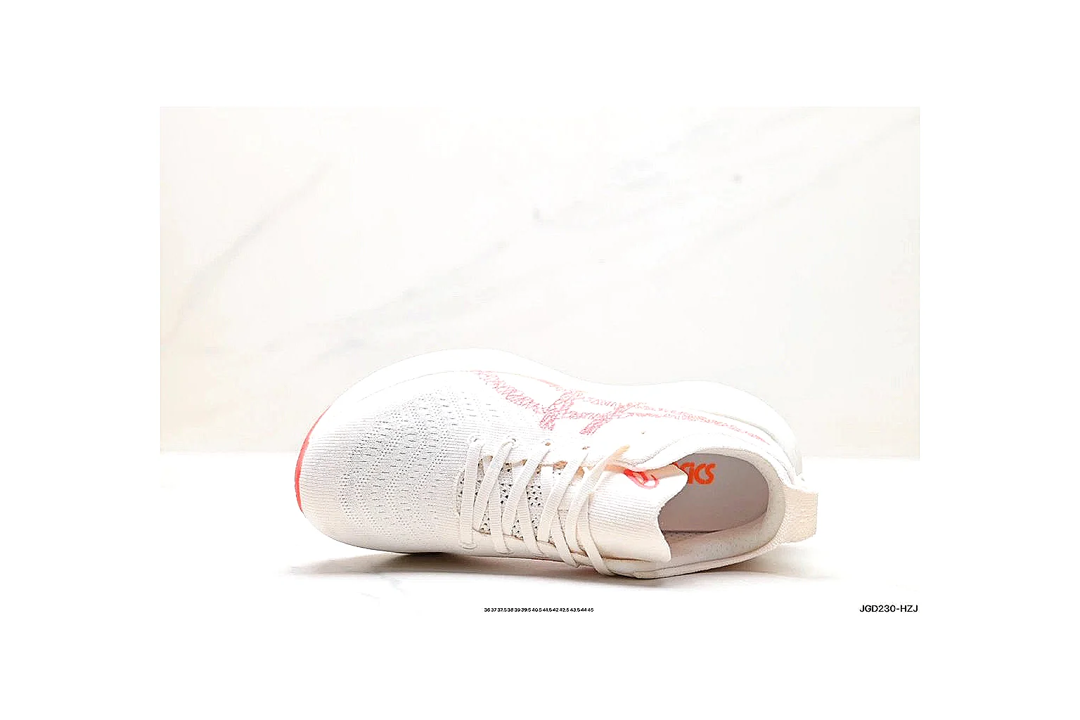 kakoscout.com Asics Gel Runner White Pink comparison signal card six-photo gallery thumbnail 6