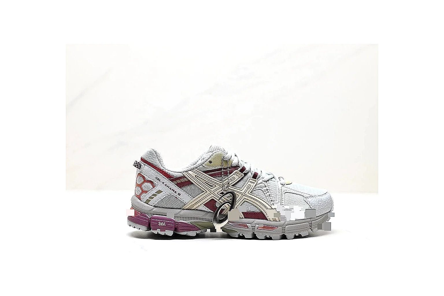 kakoscout.com Asics Gel Runner White Pink comparison signal card six-photo gallery thumbnail 2