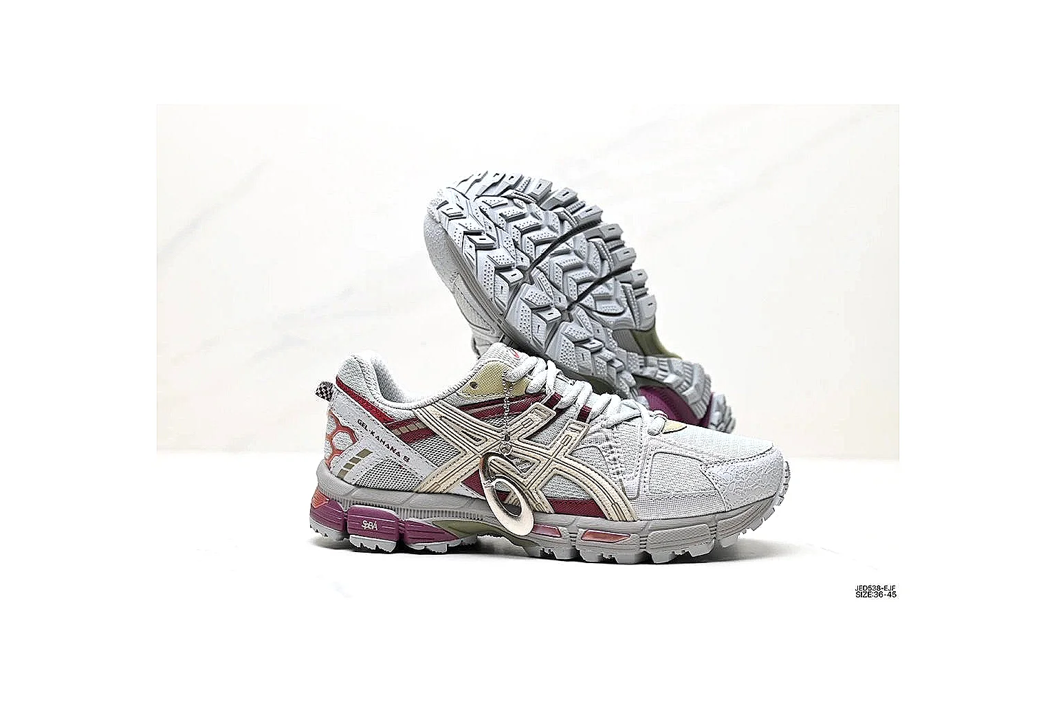 kakoscout.com Asics Gel Runner White Pink comparison signal card six-photo gallery thumbnail 4