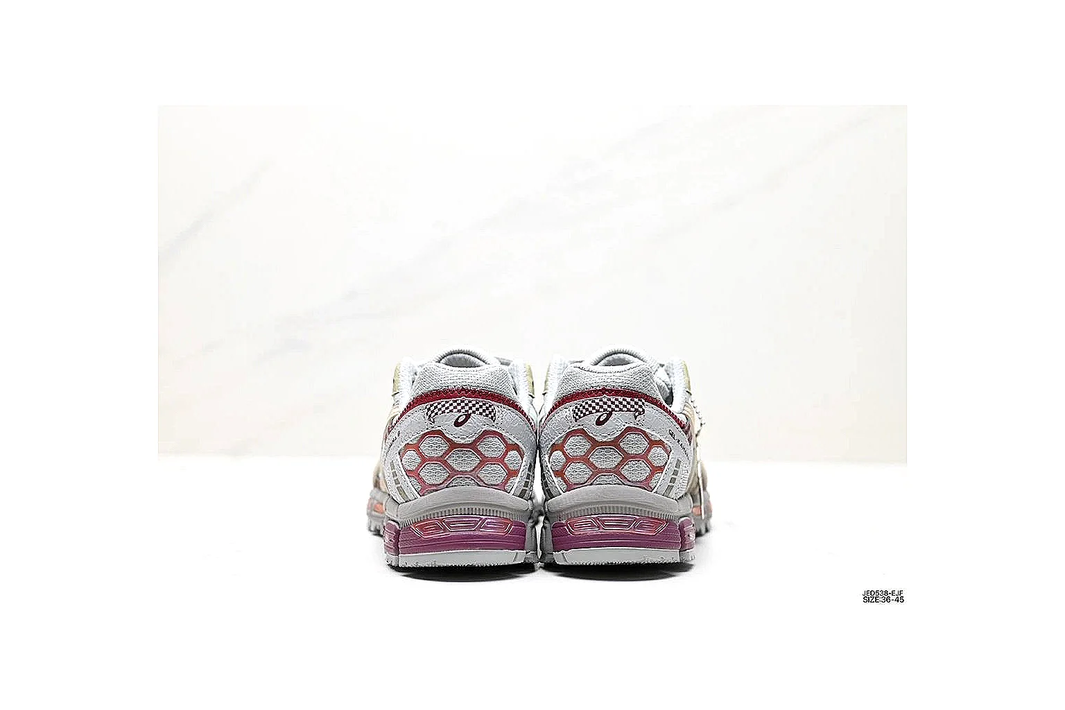 kakoscout.com Asics Gel Runner White Pink comparison signal card six-photo gallery thumbnail 5