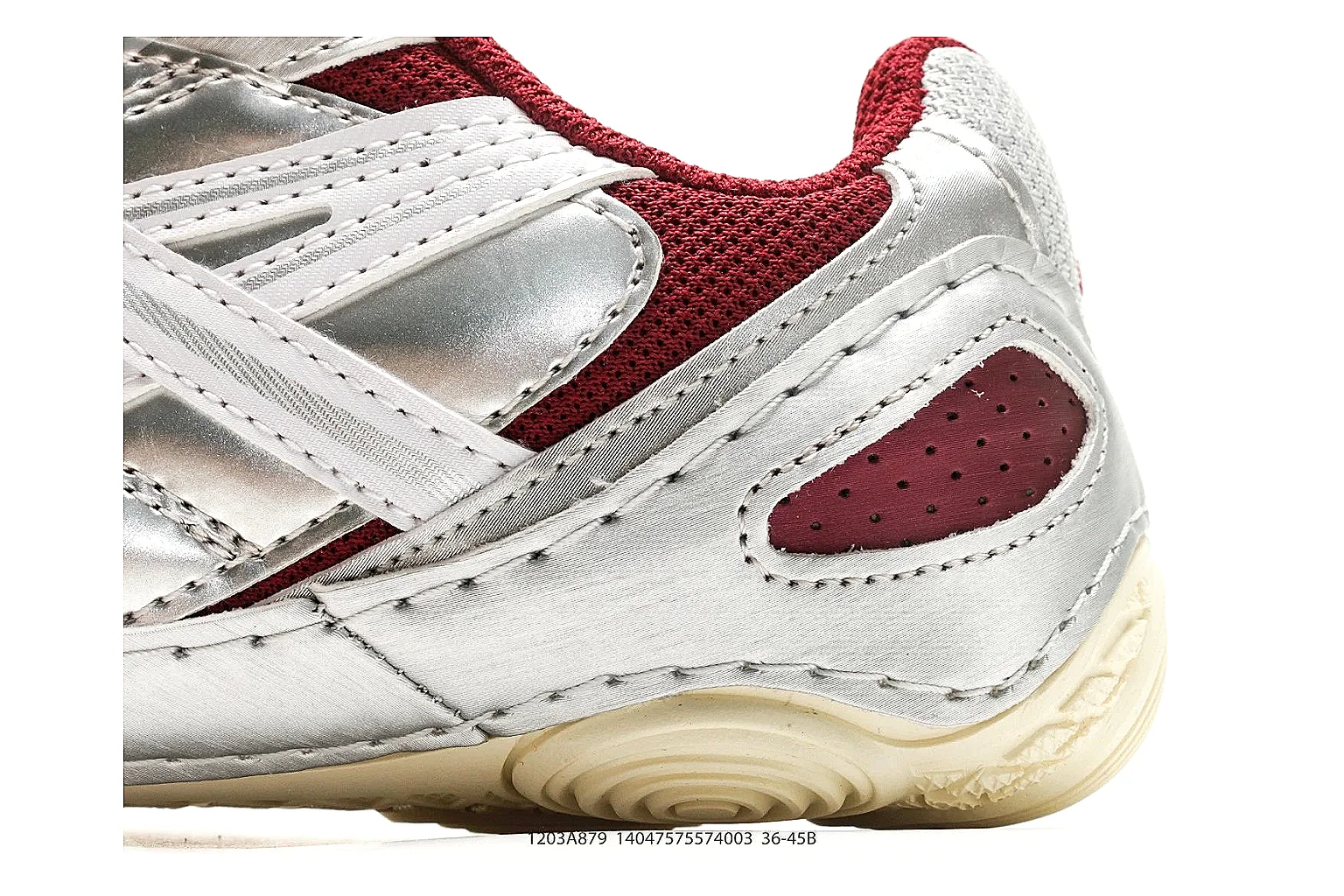 Asics Gel Runner White Red comparison photo showing white mesh-leather runner upper, red Asics accents, retro gel-runner shape, and cushioned sole thumbnail 5