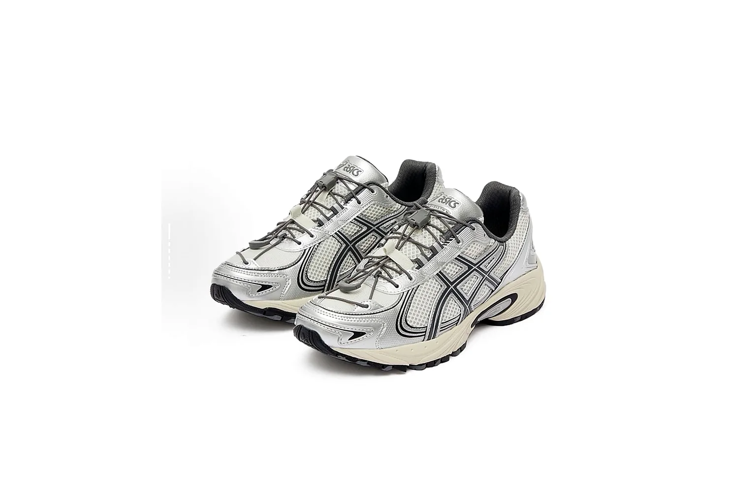 Asics Gel-Kayano 14 Silver Grey gel runner six photo view thumbnail 5
