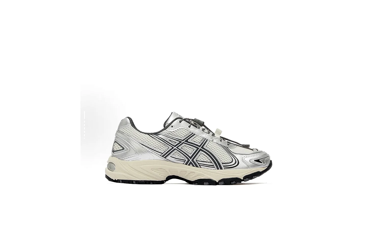Asics Gel-Kayano 14 Silver Grey gel runner six photo view thumbnail 6