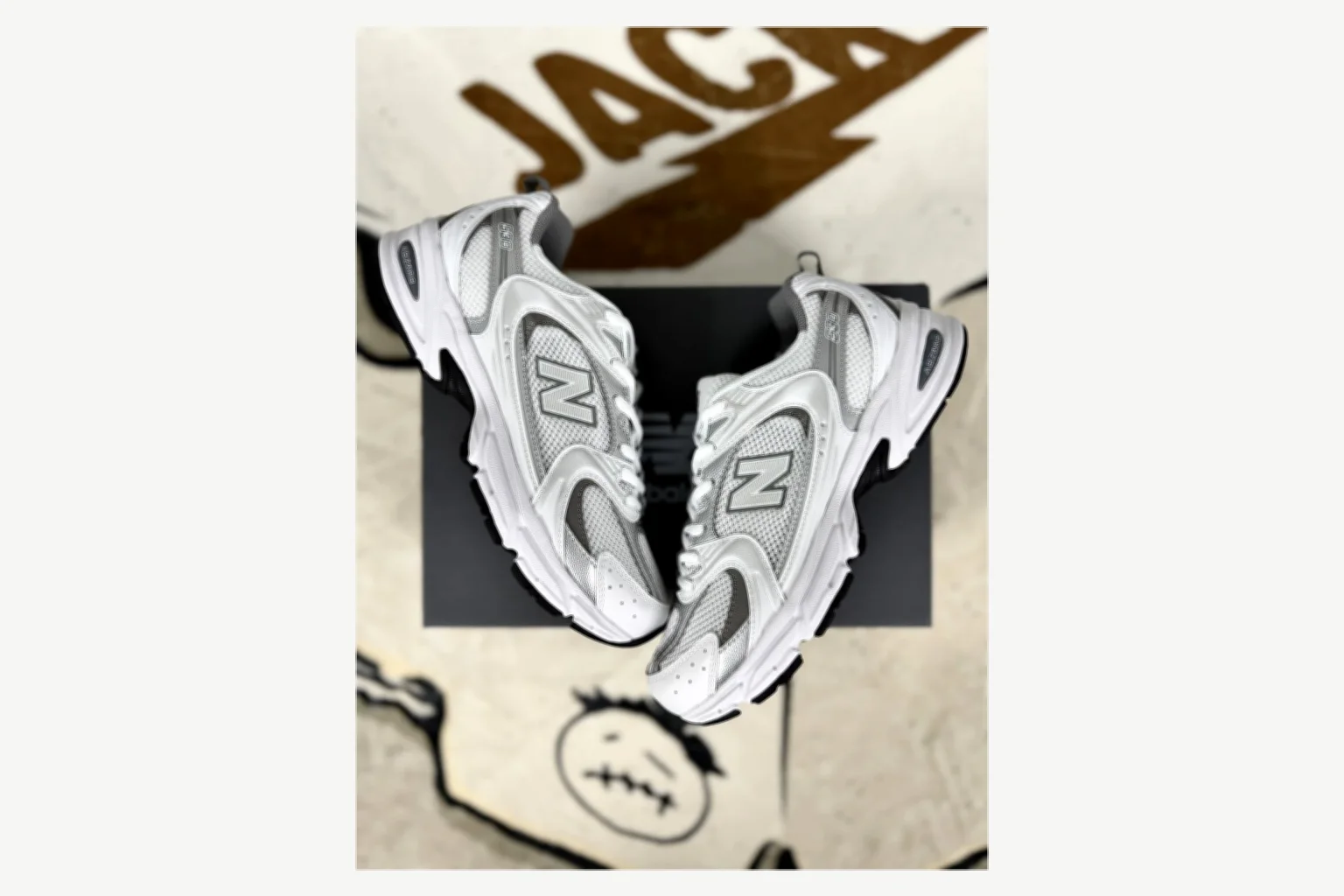 New Balance 530 Gray Blue Runner comparison proof image SKU 1194924594 thumbnail 5