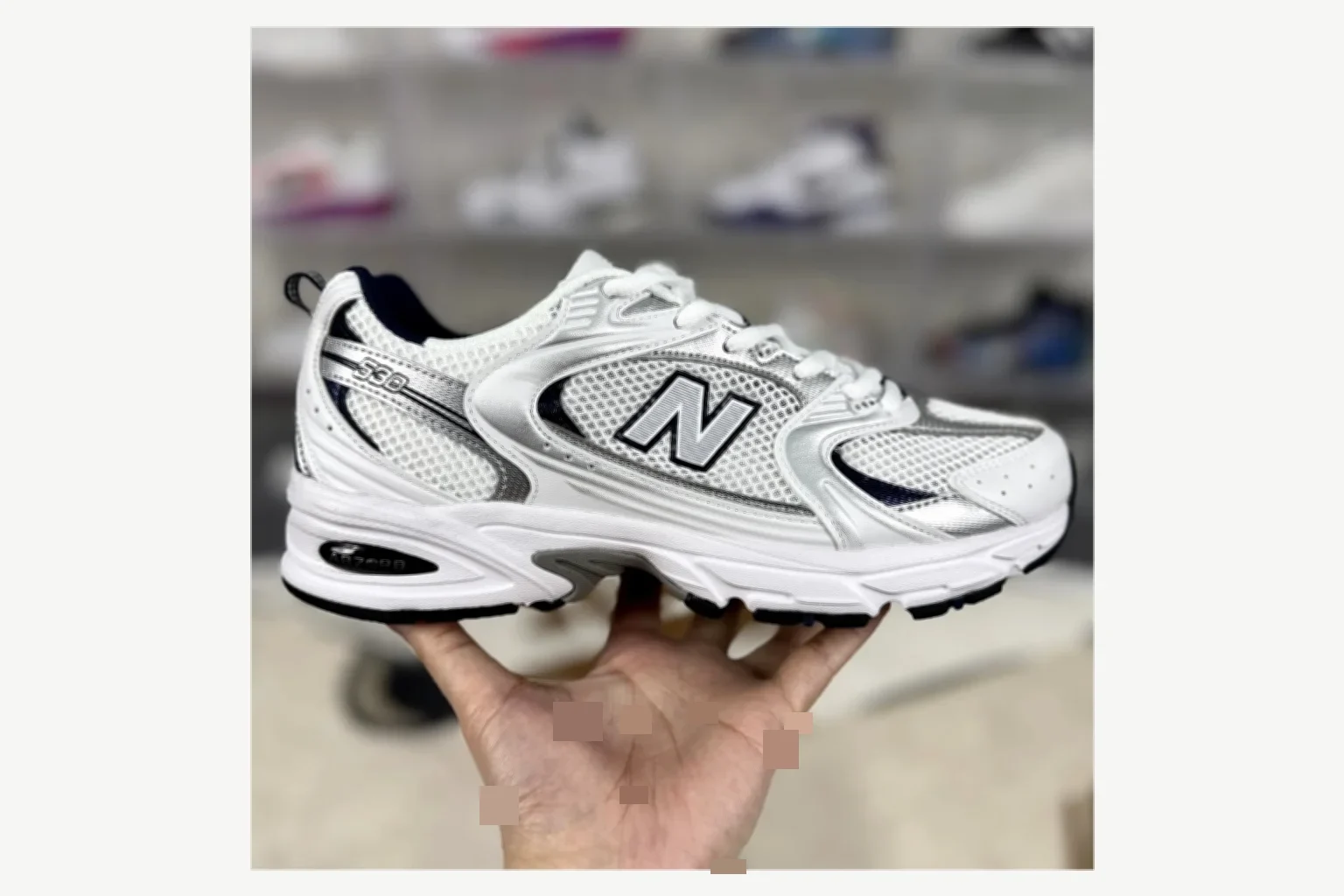New Balance 530 Pink White Runner comparison proof image SKU 1194924620