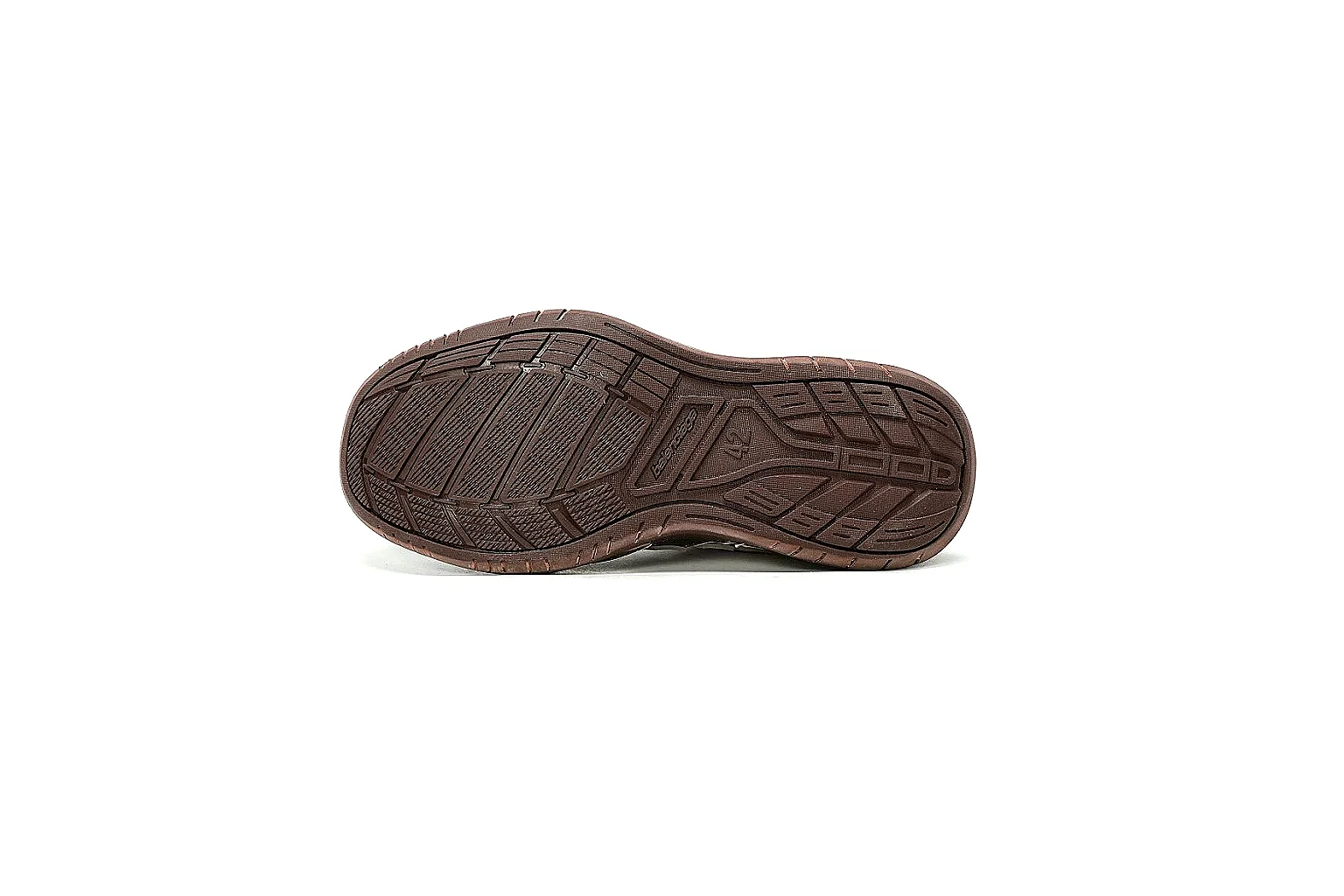 Balenciaga brown trainer front angle showing logo panels and toe shape thumbnail 4