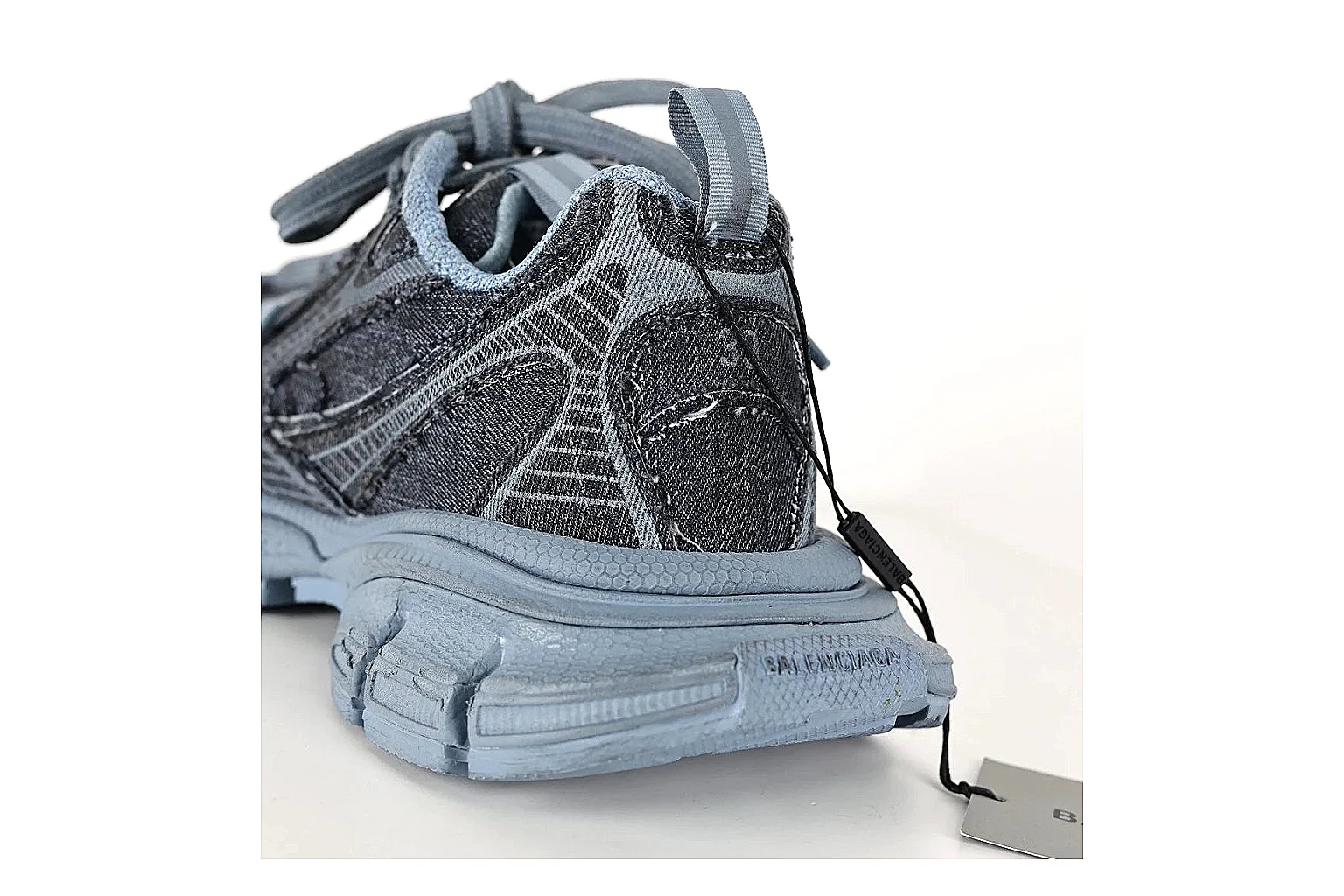 Balenciaga Runner Gray Blue Sneaker 3381 comparison gallery with QC evidence thumbnail 3