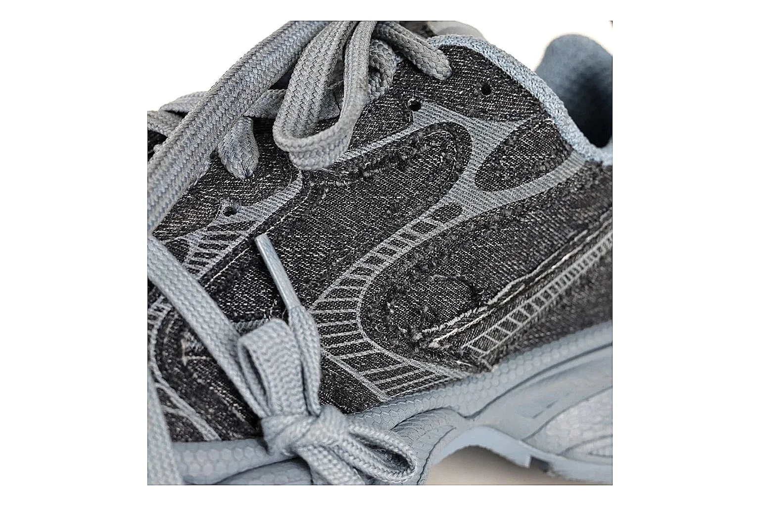 Balenciaga Runner Gray Blue Sneaker 3381 comparison gallery with QC evidence thumbnail 5