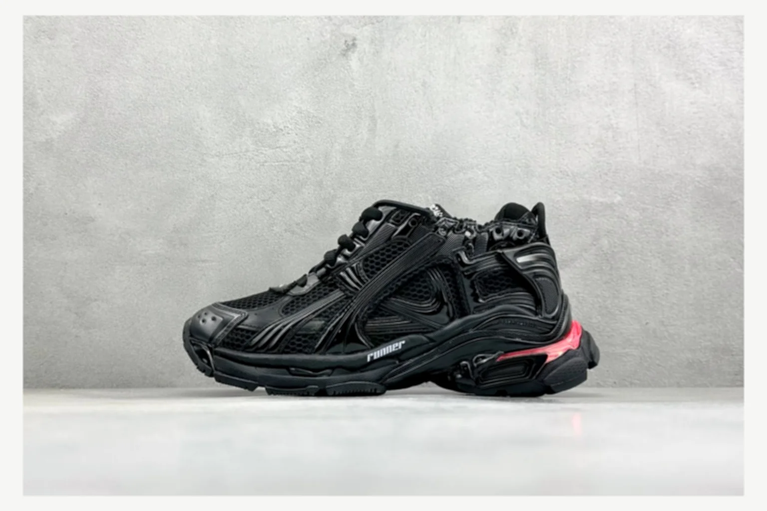 Balenciaga Track Style Runner White Blue Chunky Runner comparison proof image SKU 1182167376