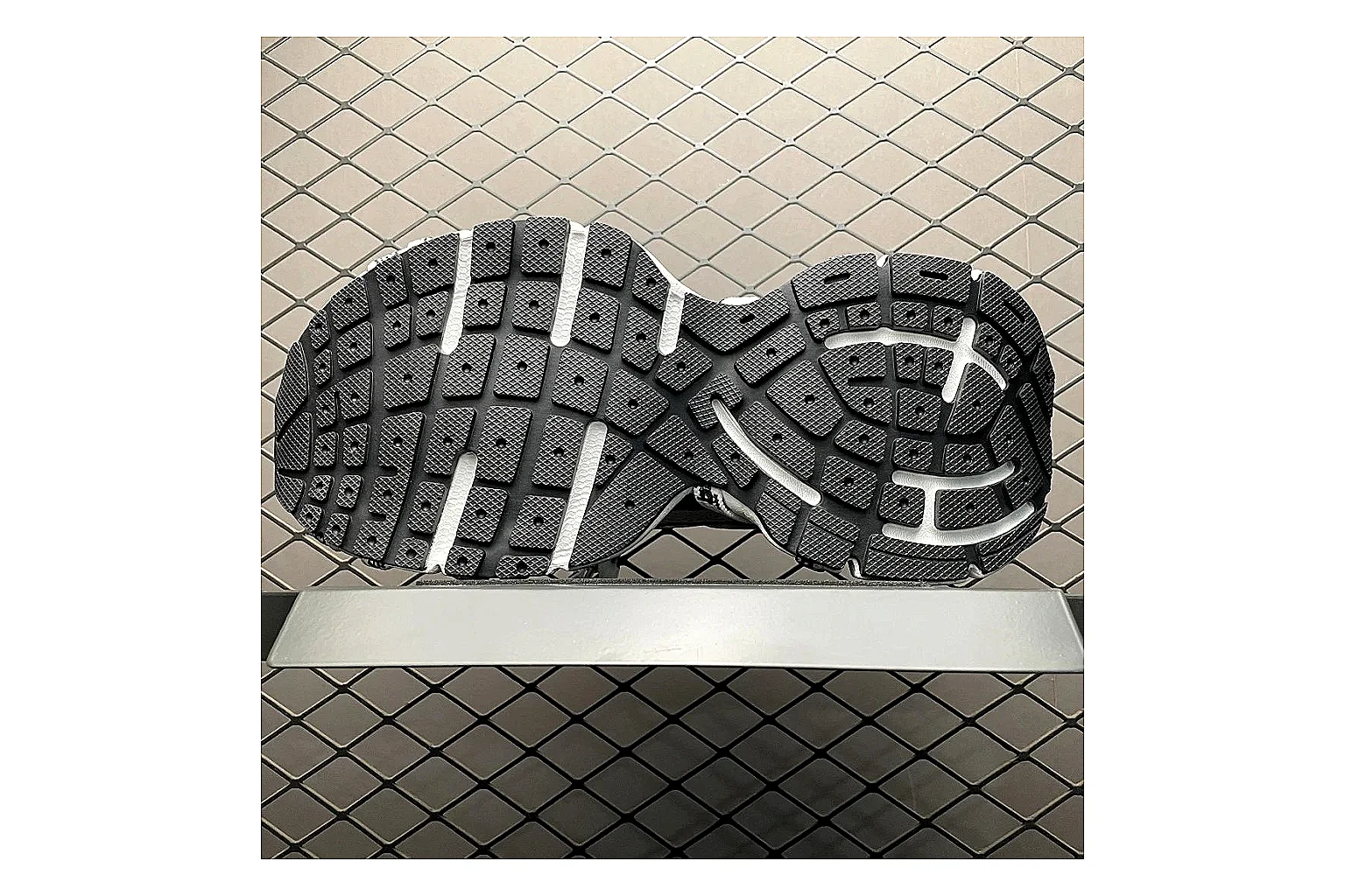 Balenciaga Track White Black Sandal comparison signal photo with white black track sport sandal with mixed upper and sandal shape thumbnail 4