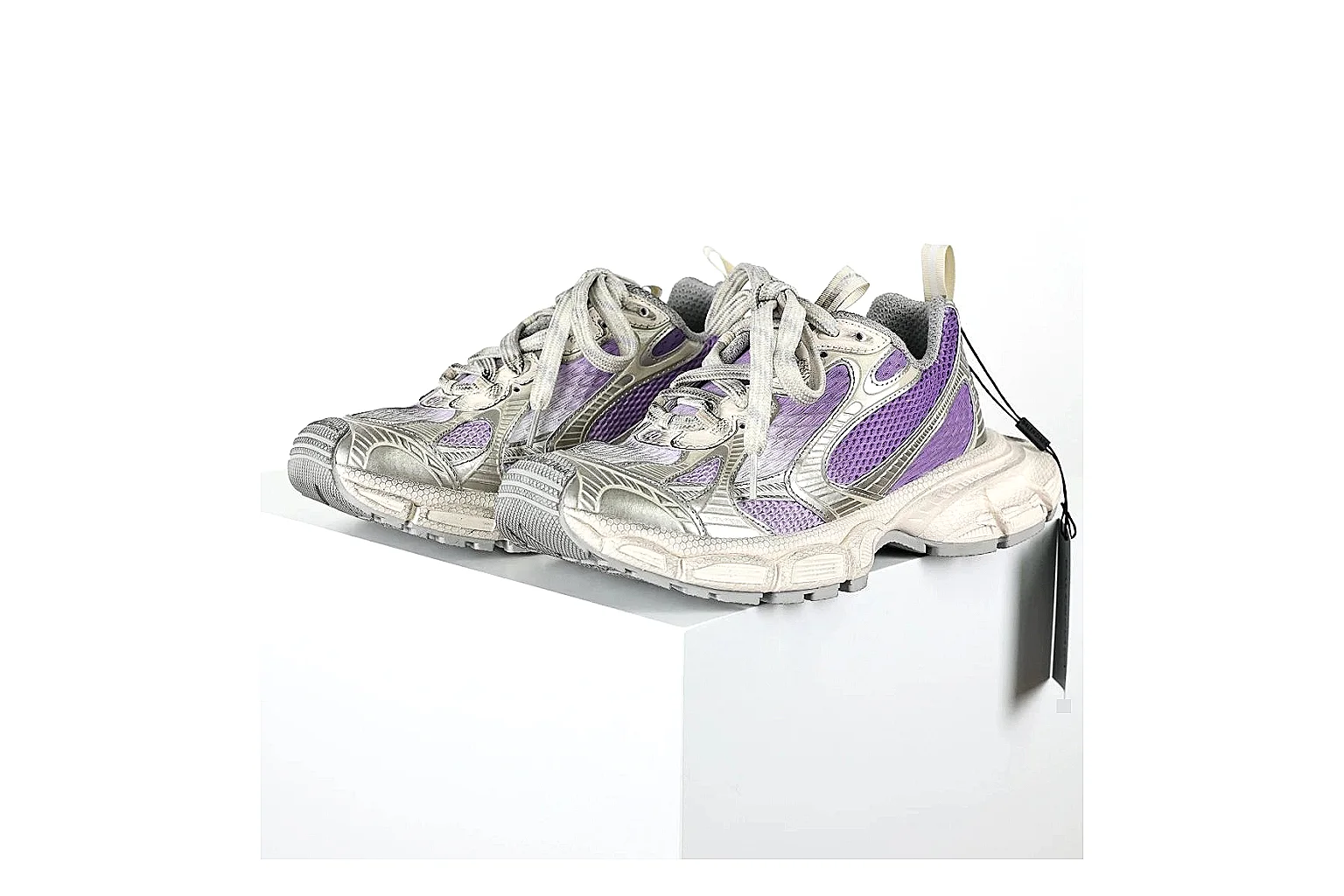 kakoscout.com Balenciaga Track Silver Purple comparison signal card six-photo gallery thumbnail 2