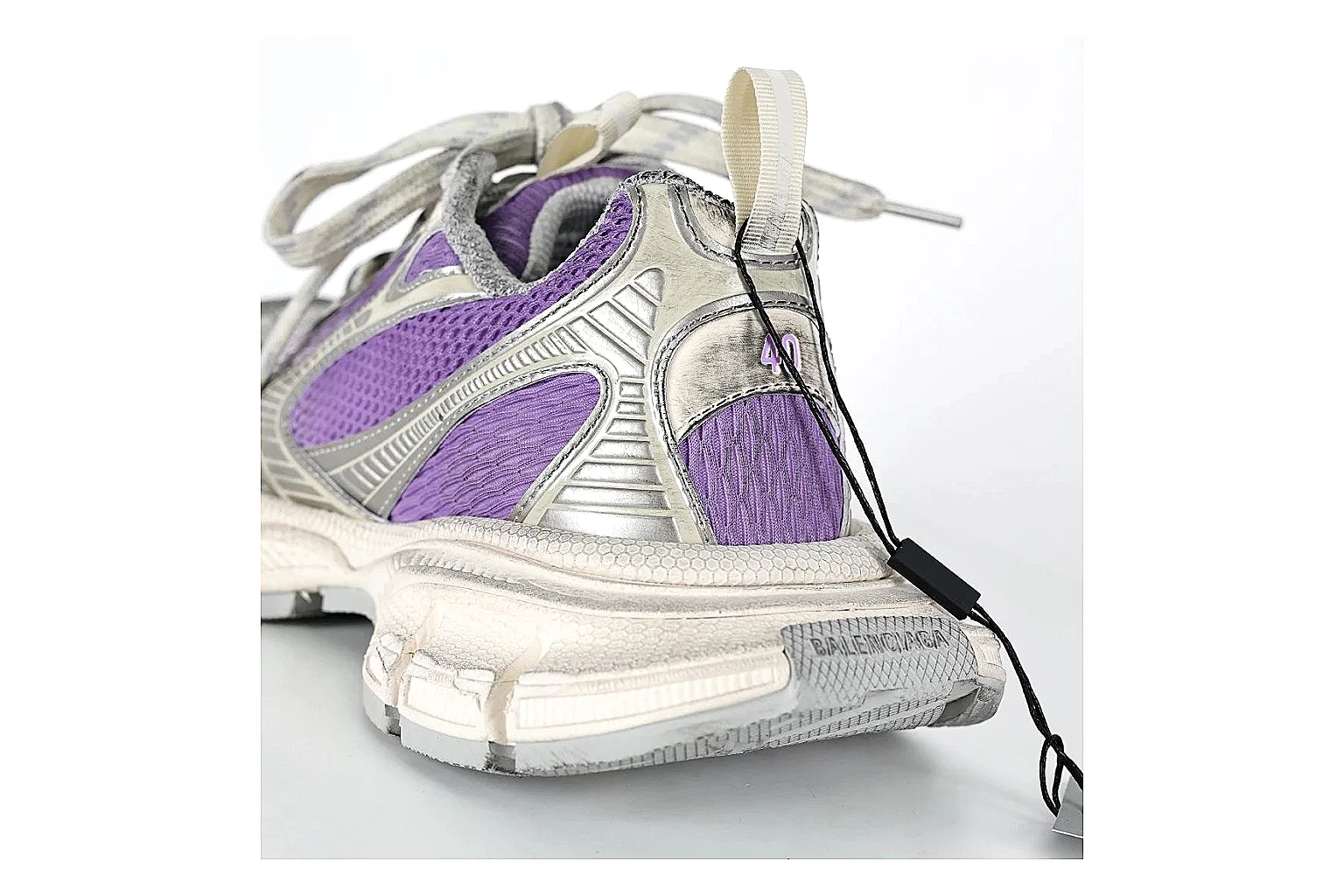 kakoscout.com Balenciaga Track Silver Purple comparison signal card six-photo gallery thumbnail 3