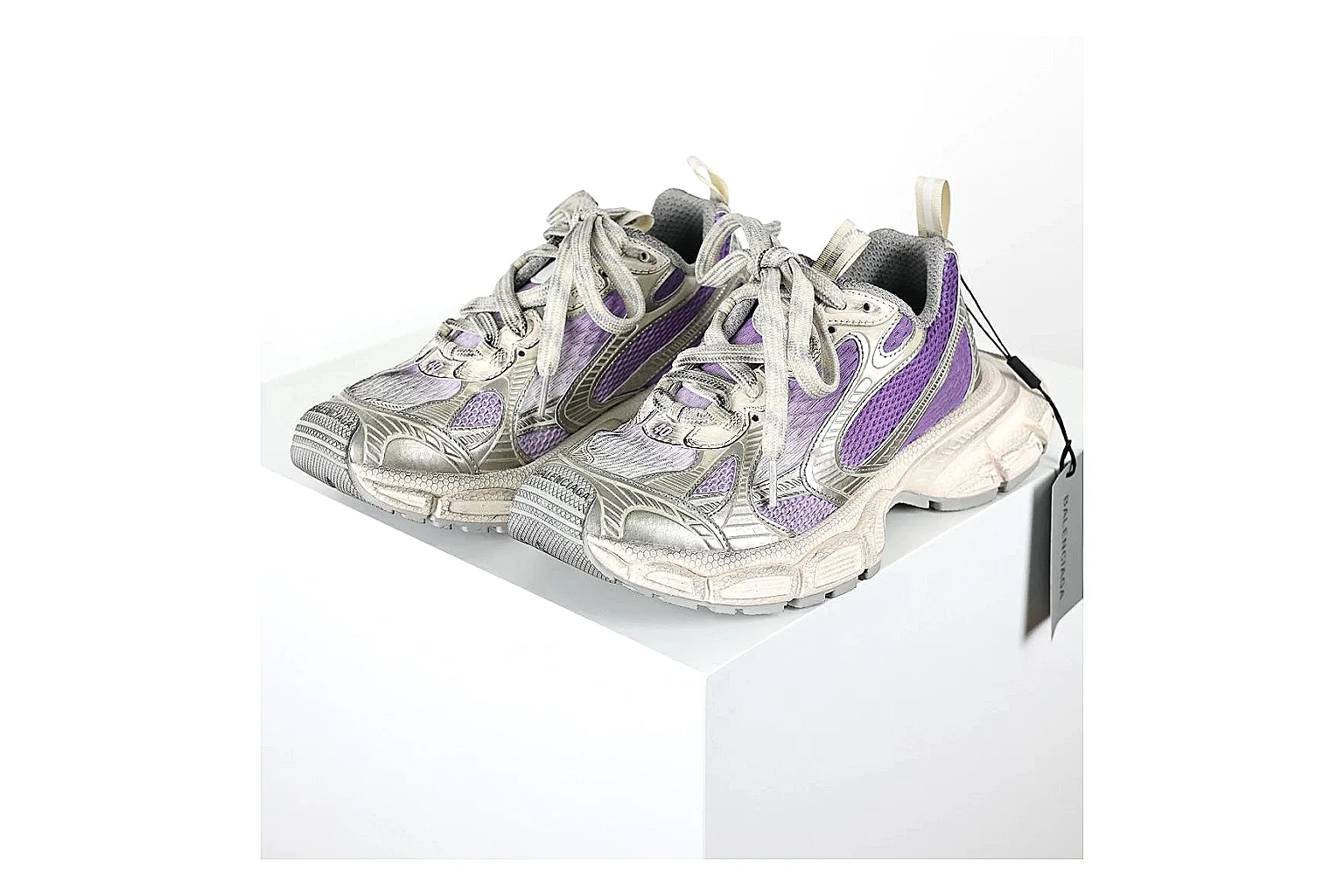 kakoscout.com Balenciaga Track Silver Purple comparison signal card six-photo gallery thumbnail 6
