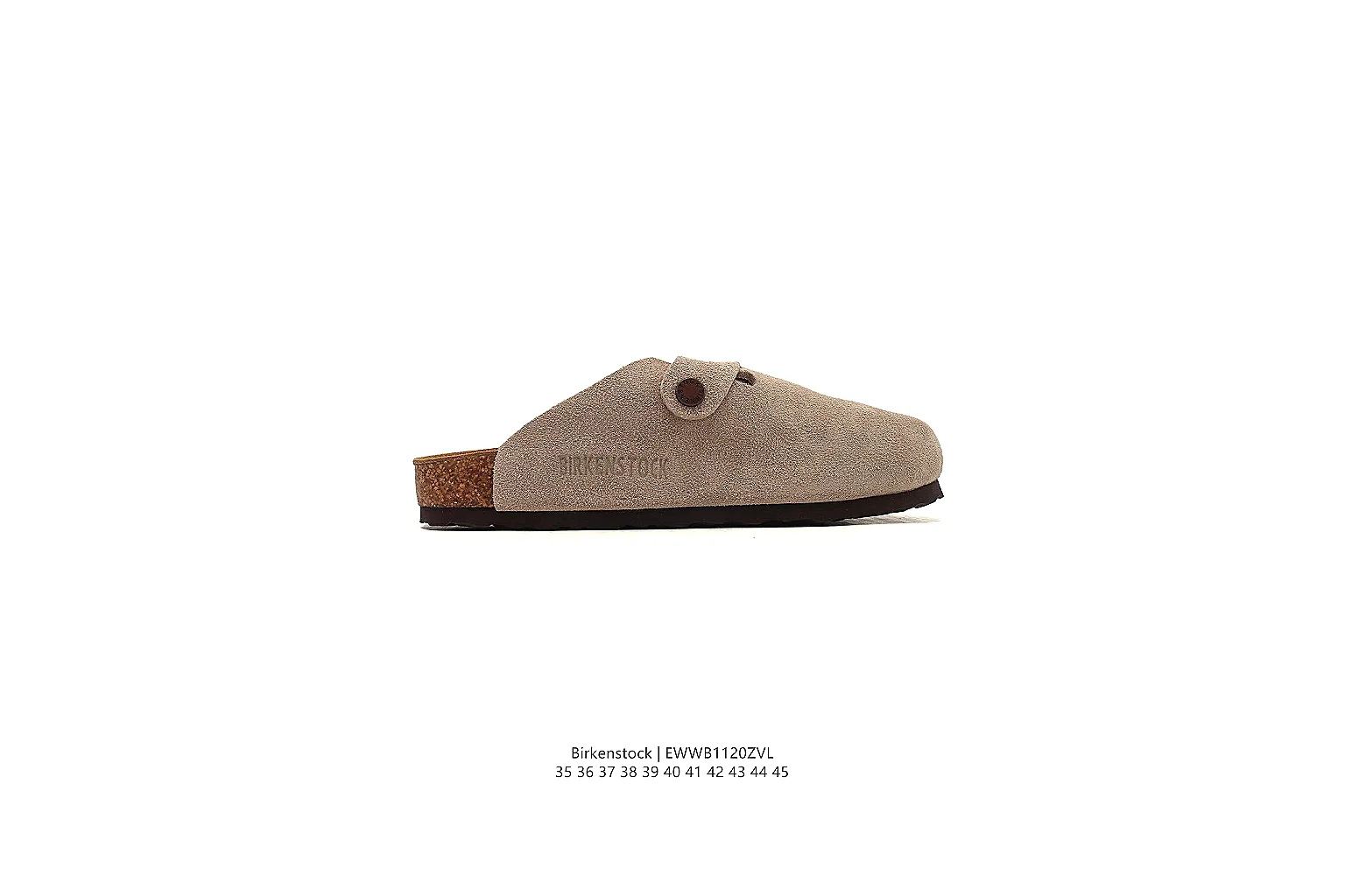 kakoscout.com Birkenstock Beige Suede Clog 0873 Beige mule product image