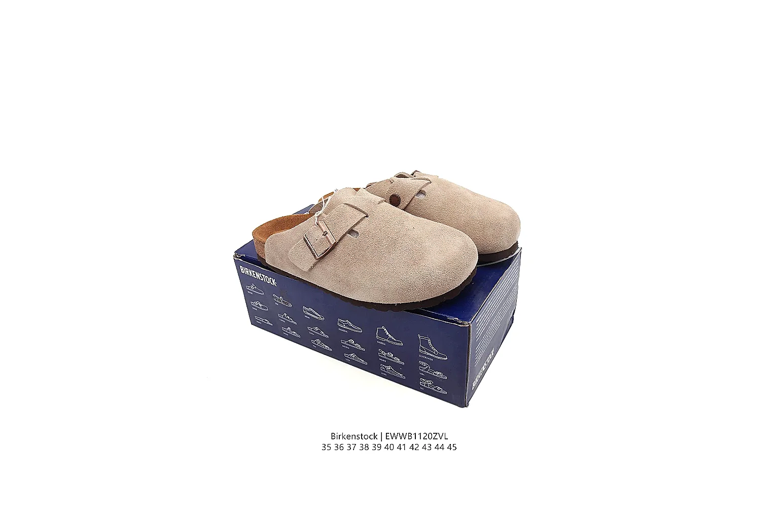 kakoscout.com Birkenstock Beige Suede Clog 0873 Beige mule product image thumbnail 5
