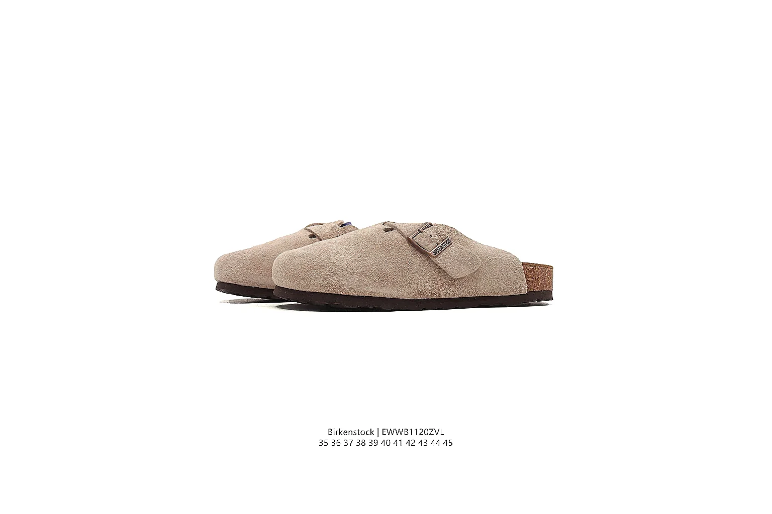 kakoscout.com Birkenstock Beige Suede Clog 0873 Beige mule product image thumbnail 6