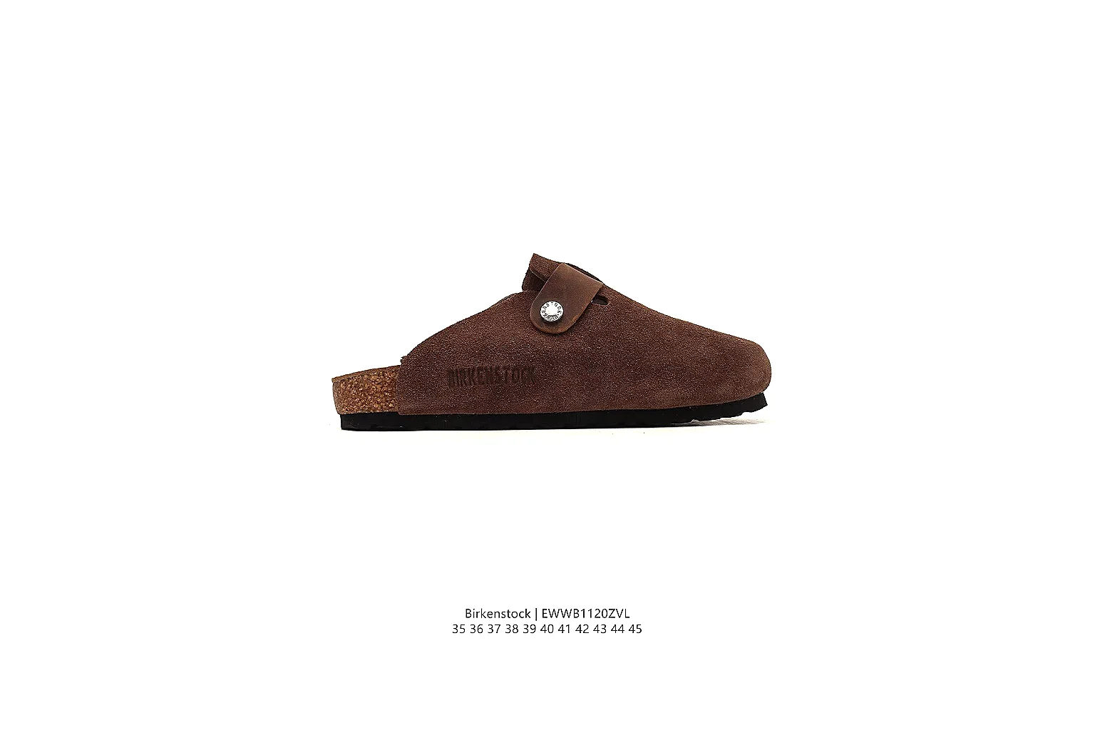 kakoscout.com Birkenstock Brown Suede Clog 0876 Brown mule product image