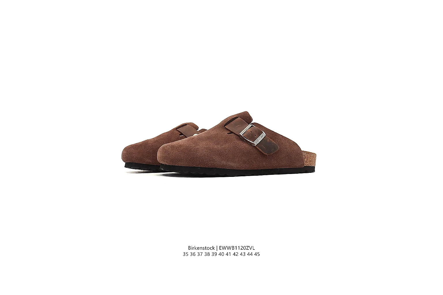 kakoscout.com Birkenstock Brown Suede Clog 0876 Brown mule product image thumbnail 6