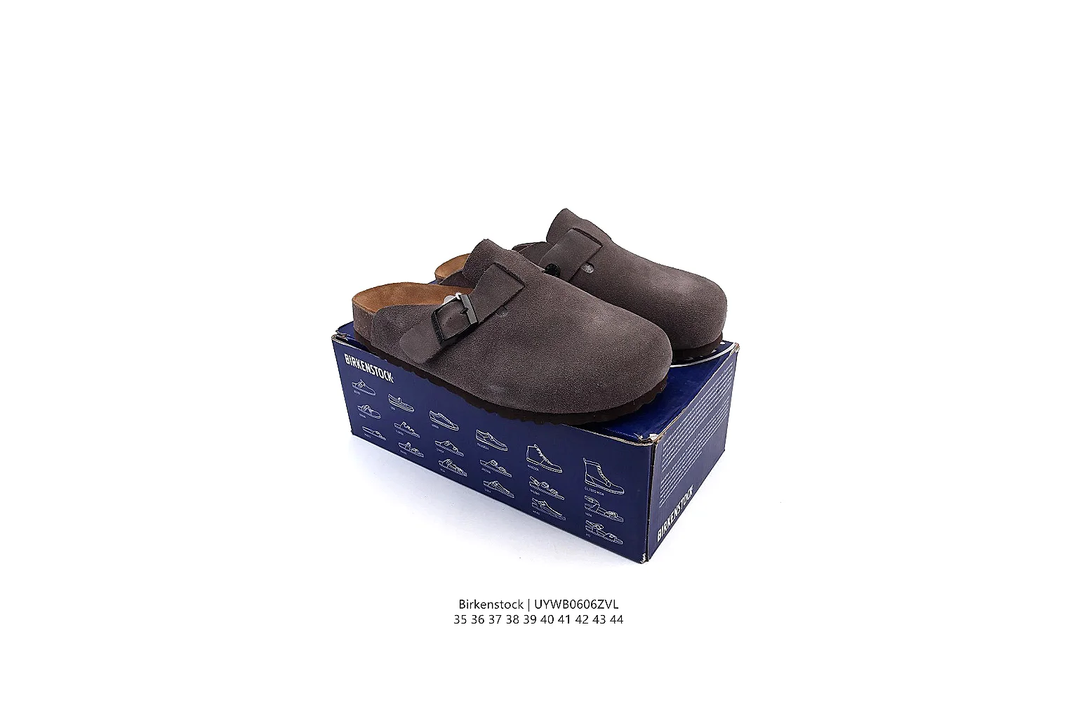 kakoscout.com Birkenstock Dark Grey Suede Clog 0889 Dark Grey mule product image thumbnail 5