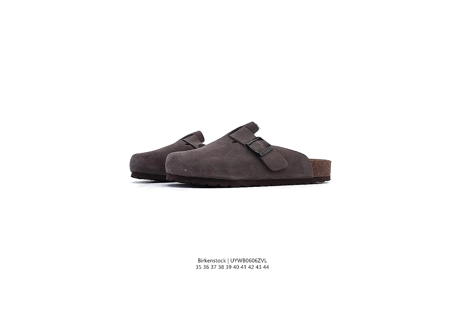 kakoscout.com Birkenstock Dark Grey Suede Clog 0889 Dark Grey mule product image thumbnail 6