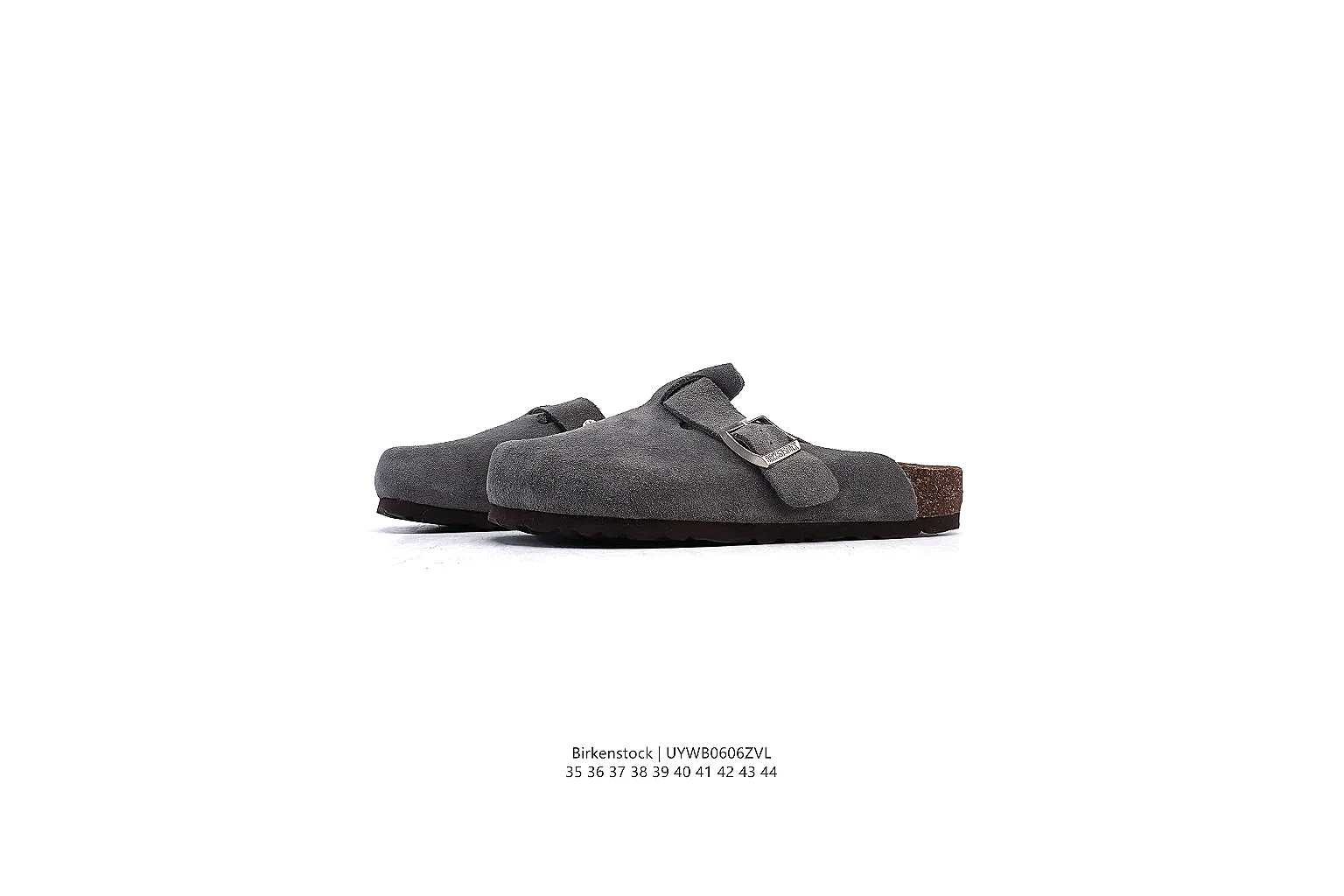 kakoscout.com Birkenstock Grey Suede Clog 0903 Grey mule product image thumbnail 6