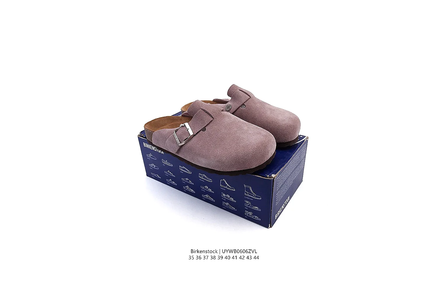 kakoscout.com Birkenstock Mauve Suede Clog 0896 Mauve mule product image thumbnail 5