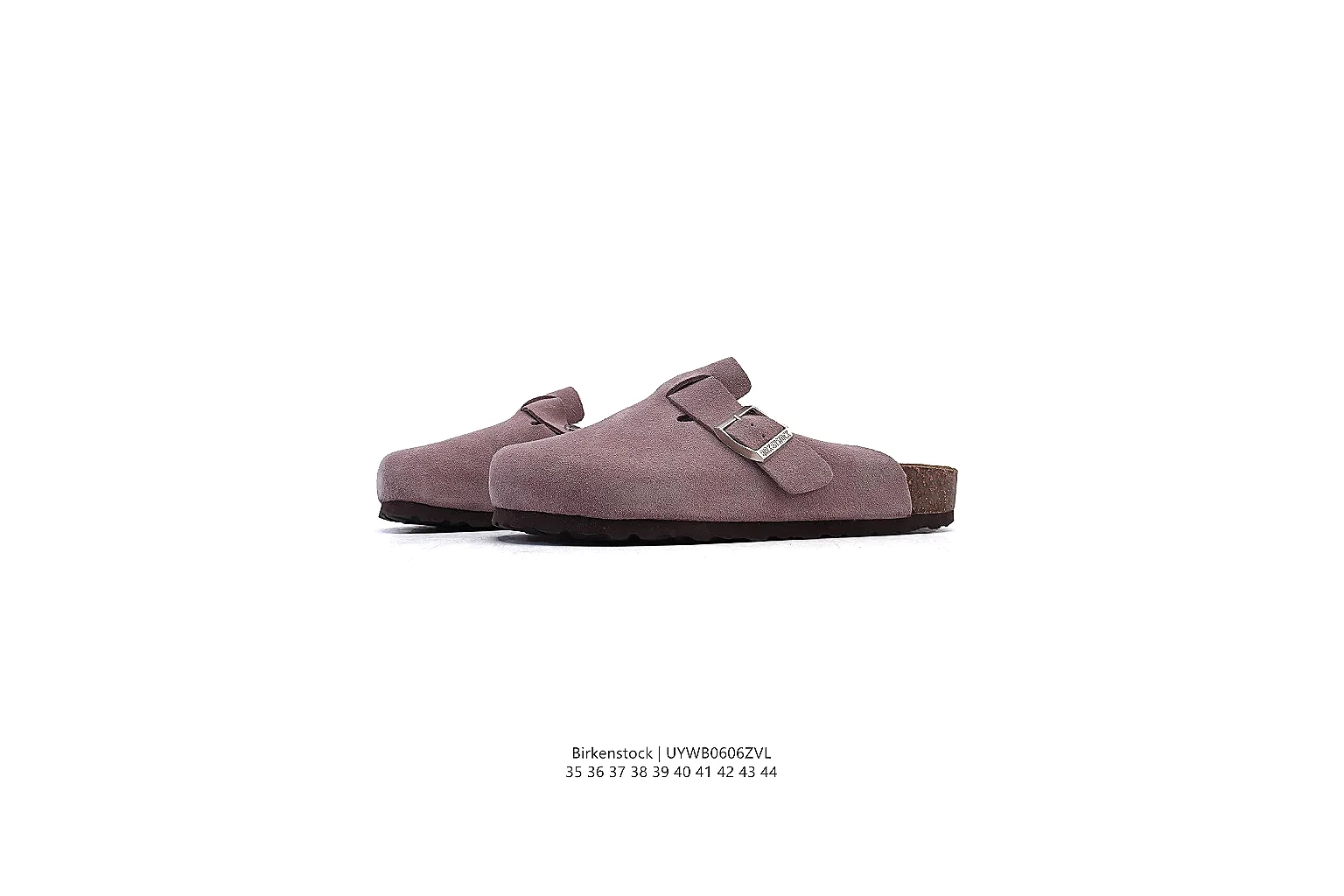 kakoscout.com Birkenstock Mauve Suede Clog 0896 Mauve mule product image thumbnail 6