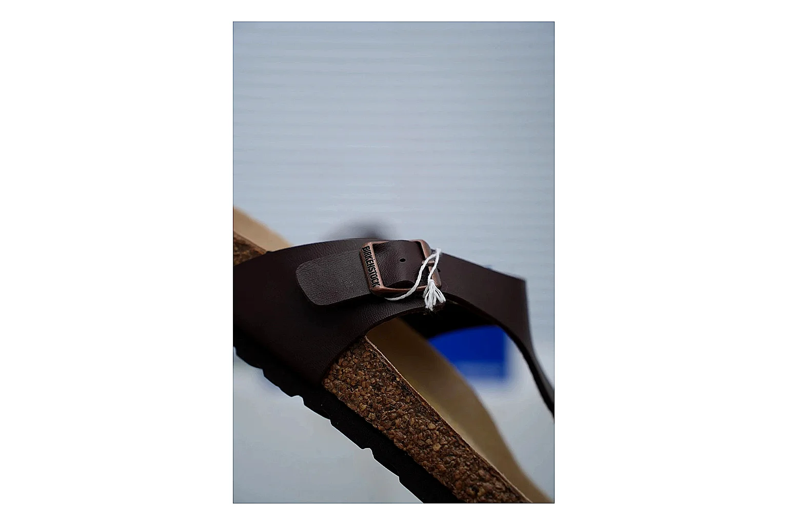 Birkenstock Boston Mocha Cork Clog comparison signal image with closed toe, suede-look upper, side buckle and contoured footbed for relaxed year-round styling thumbnail 3