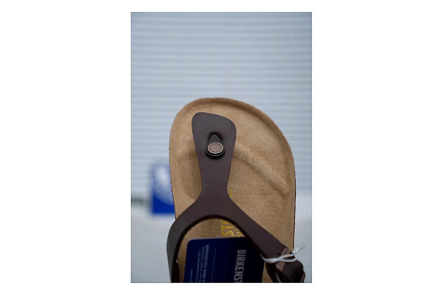Birkenstock Boston Mocha Cork Clog comparison signal image with closed toe, suede-look upper, side buckle and contoured footbed for relaxed year-round styling thumbnail 5