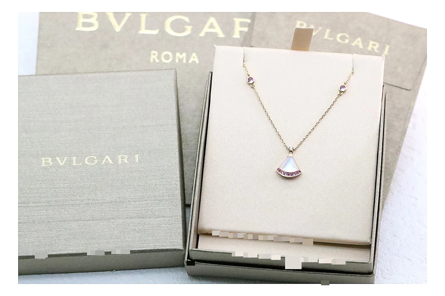 Bvlgari Diva Style Necklace comparison proof image SKU 1182167270