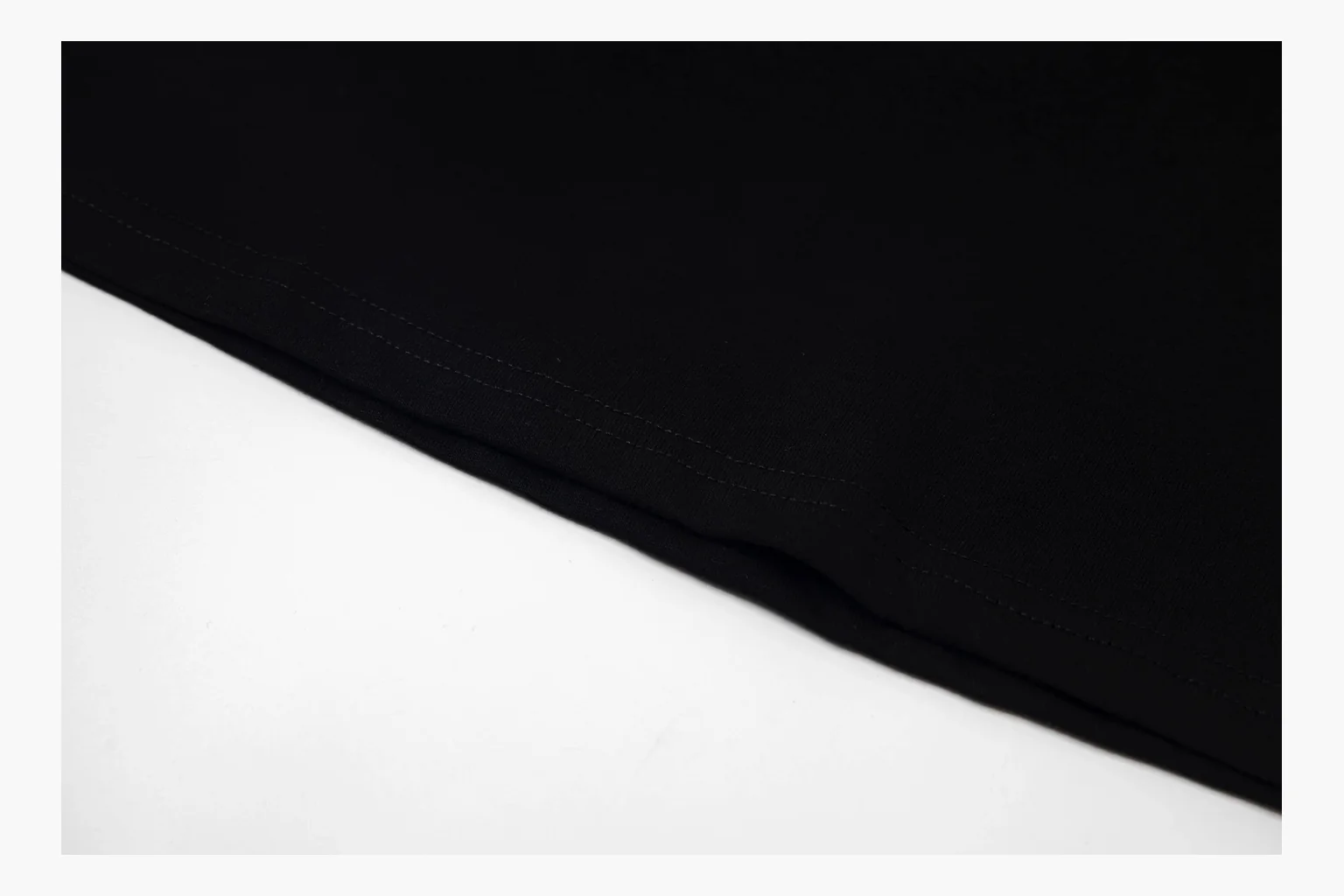Calvin Klein black V-neck tee comparison image with print thumbnail 5