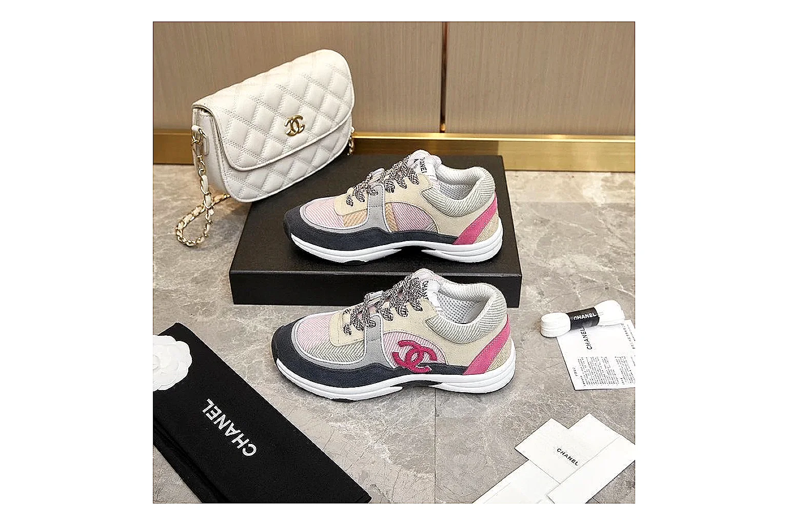 Kako Scout comparison images for Chanel Black Runner Sneaker thumbnail 3