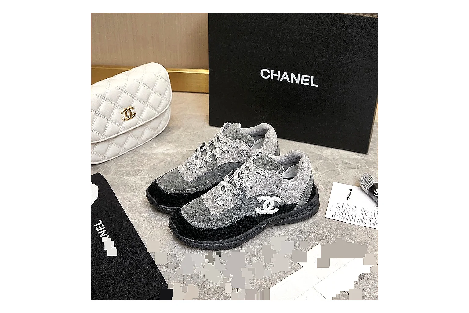 Kako Scout comparison images for Chanel Black Runner Sneaker thumbnail 6