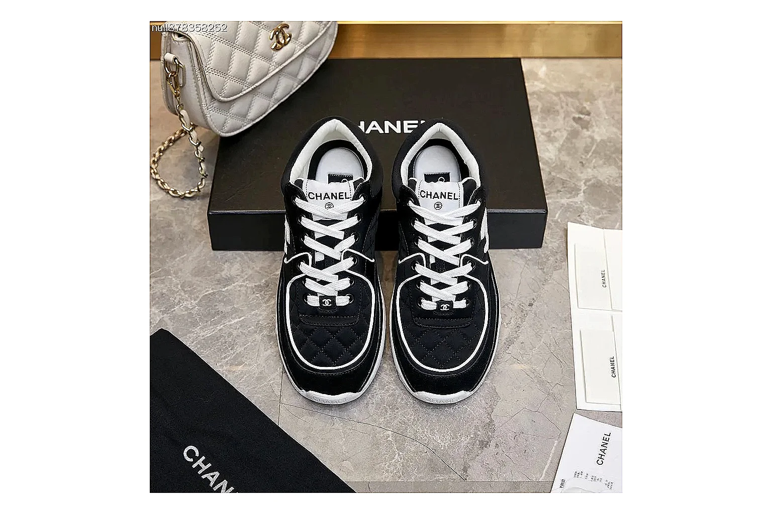 Kako Scout comparison images for Chanel Black Runner Sneaker thumbnail 5
