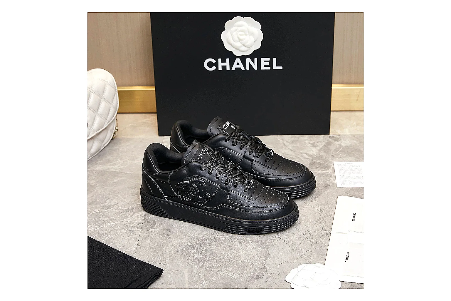 Kako Scout comparison images for Chanel Black Runner Sneaker thumbnail 6