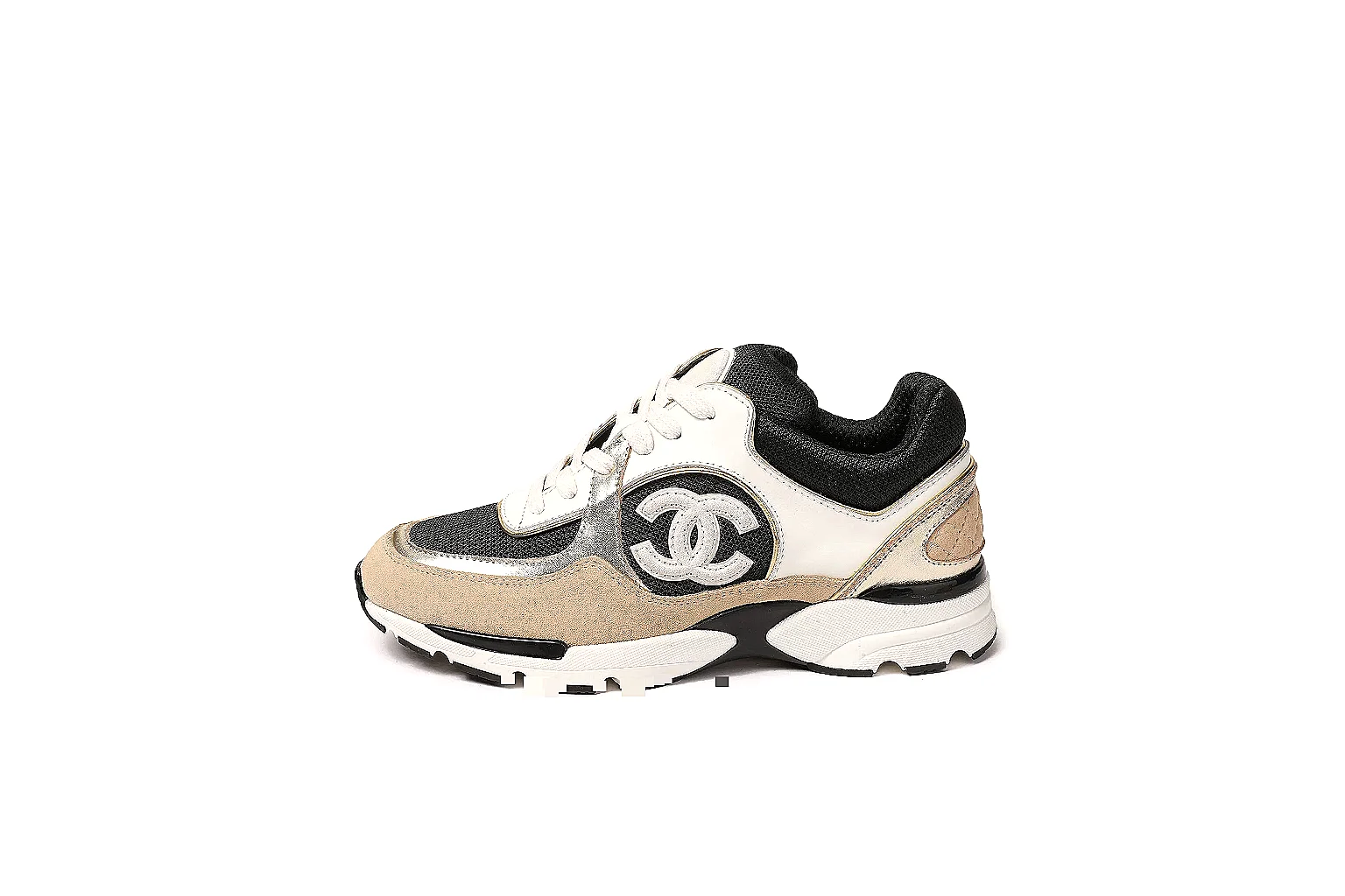 kakoscout.com Chanel Beige Black CC Runner 3638 Beige Black runner product image