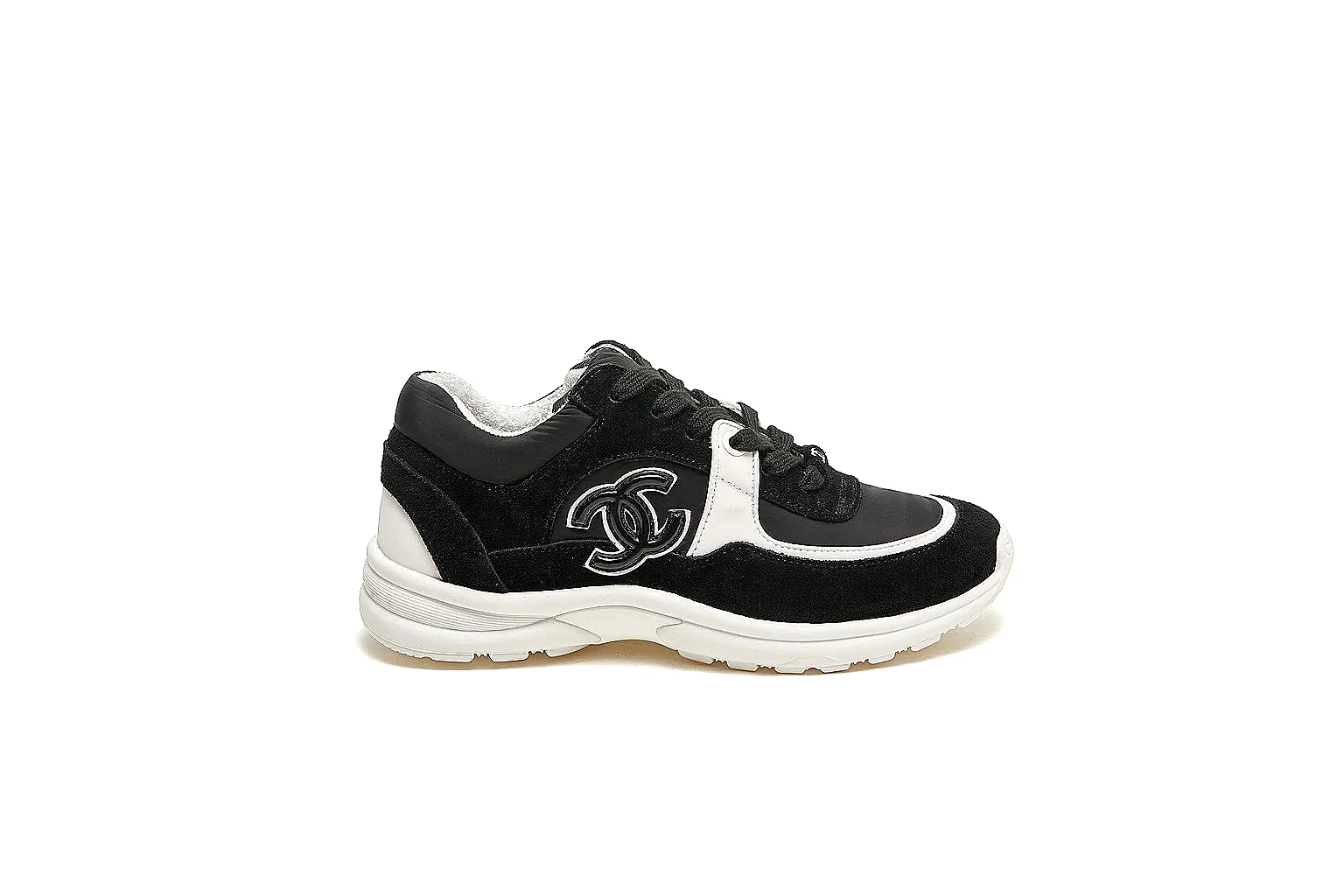 kakoscout.com Chanel Black White CC Runner 2802 Black White runner product image