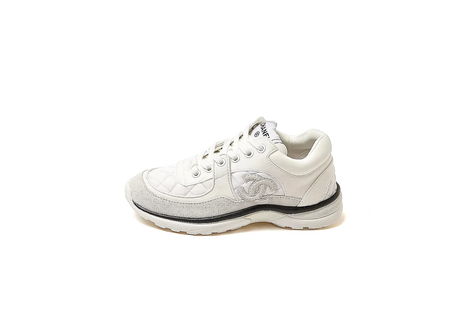kakoscout.com Chanel White CC Runner 2873 White runner product image
