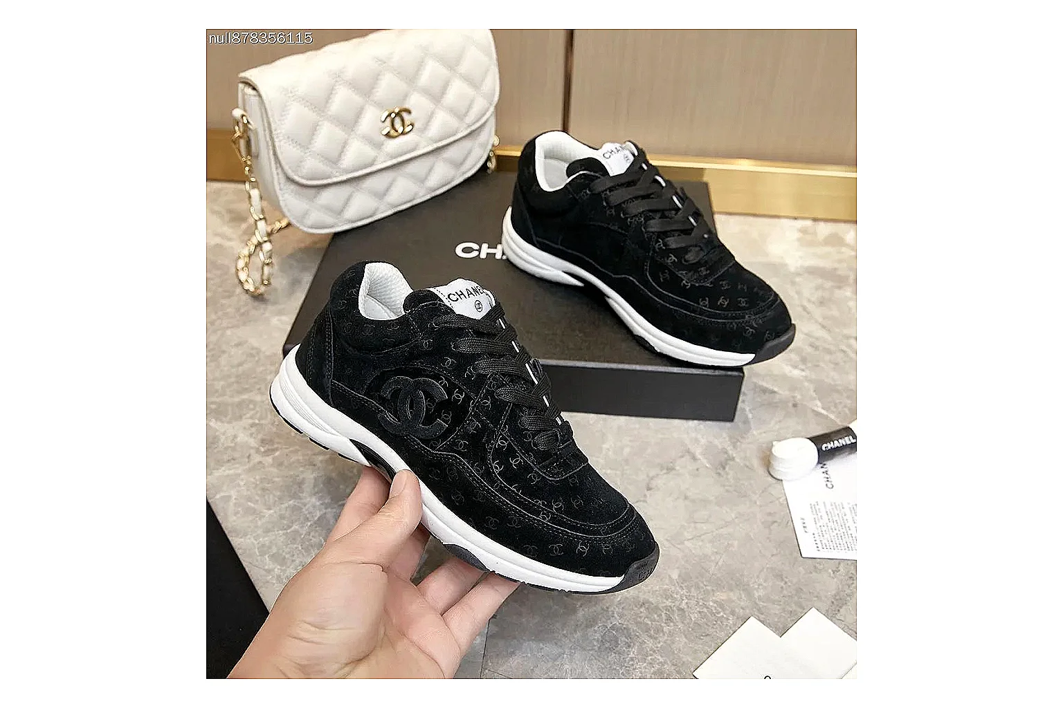 Kako Scout comparison images for Chanel White Runner Sneaker thumbnail 4