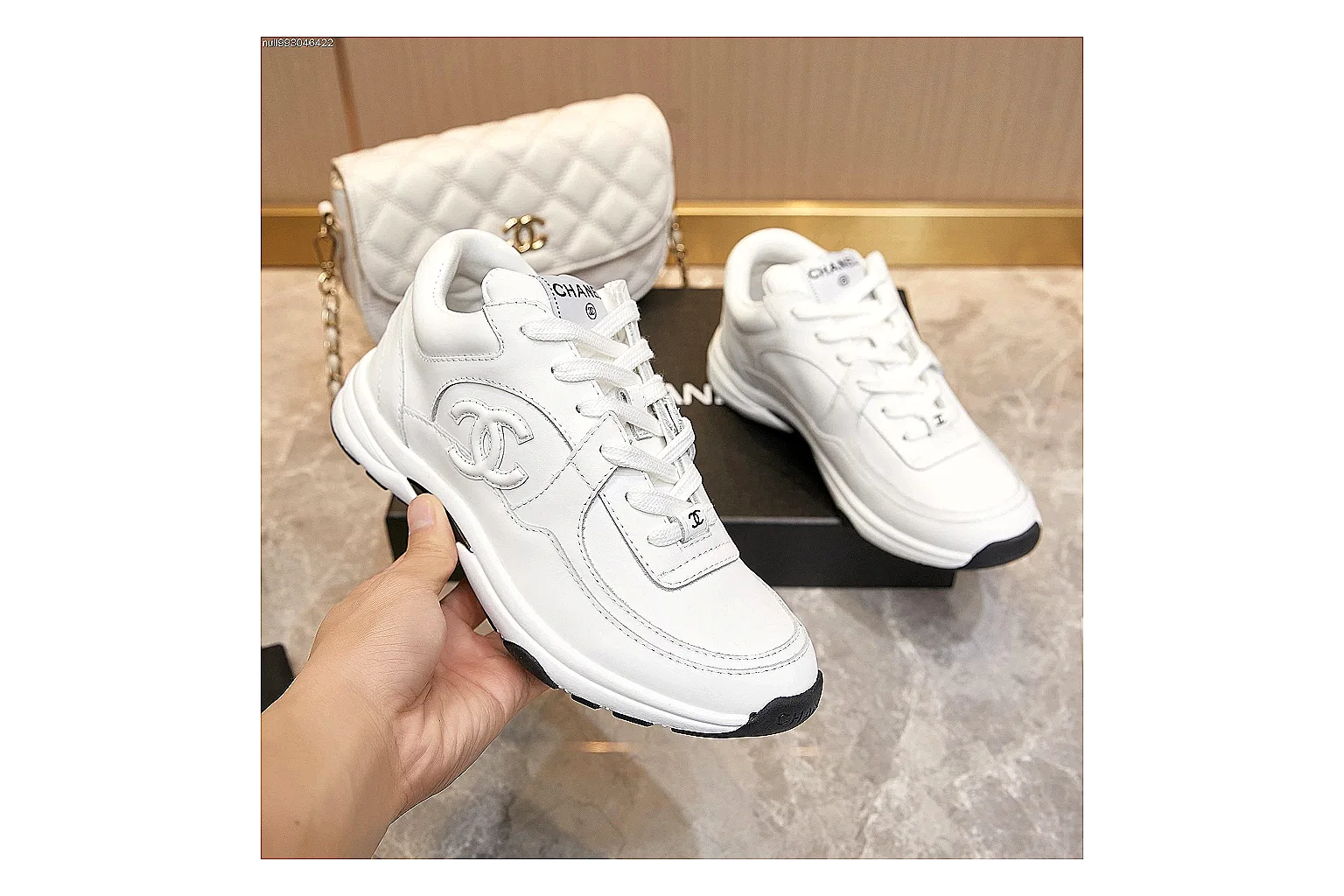 Kako Scout comparison images for Chanel White Runner Sneaker thumbnail 4