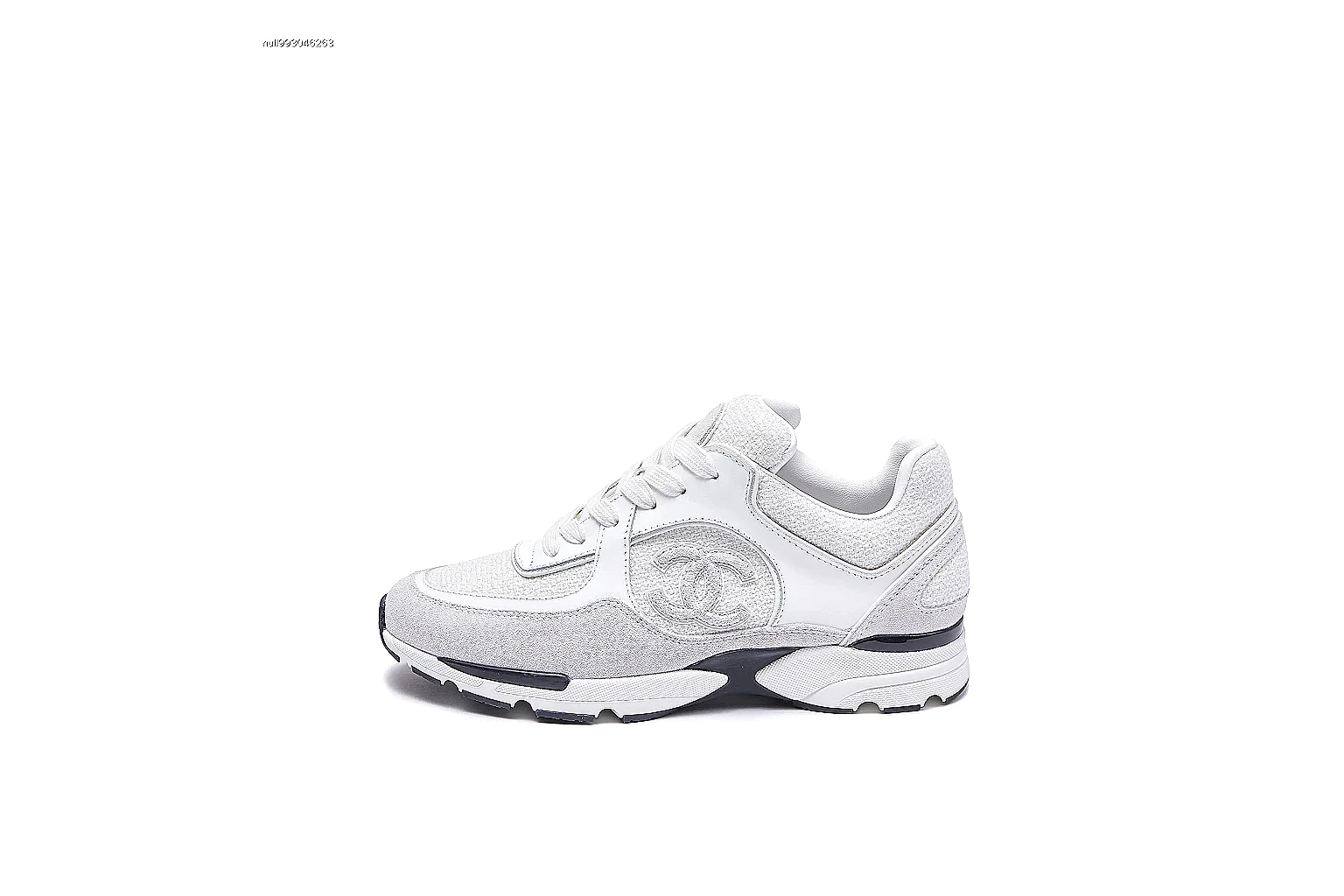 Kako Scout comparison images for Chanel White Gray Runner Sneaker thumbnail 6