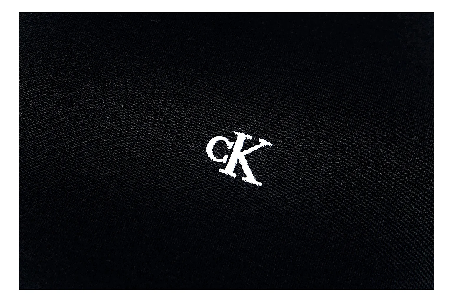 kakoscout.com Calvin Klein Black Logo Tee 0547 Black short-sleeve-tee product image thumbnail 5