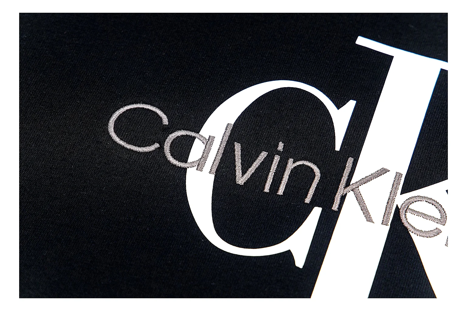 kakoscout.com Calvin Klein Black CK Logo Logo Tee 0611 Black CK Logo short-sleeve-tee product image thumbnail 3