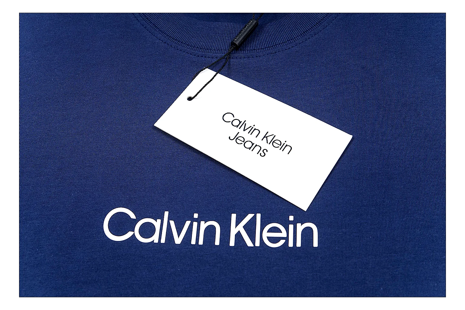 kakoscout.com Calvin Klein Blue Logo Tee 0577 Blue short-sleeve-tee product image thumbnail 4